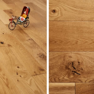 Artisan Flooring UV OILED COTTAGE GRADE FRENCH SOLID OAK - Flooring Product image