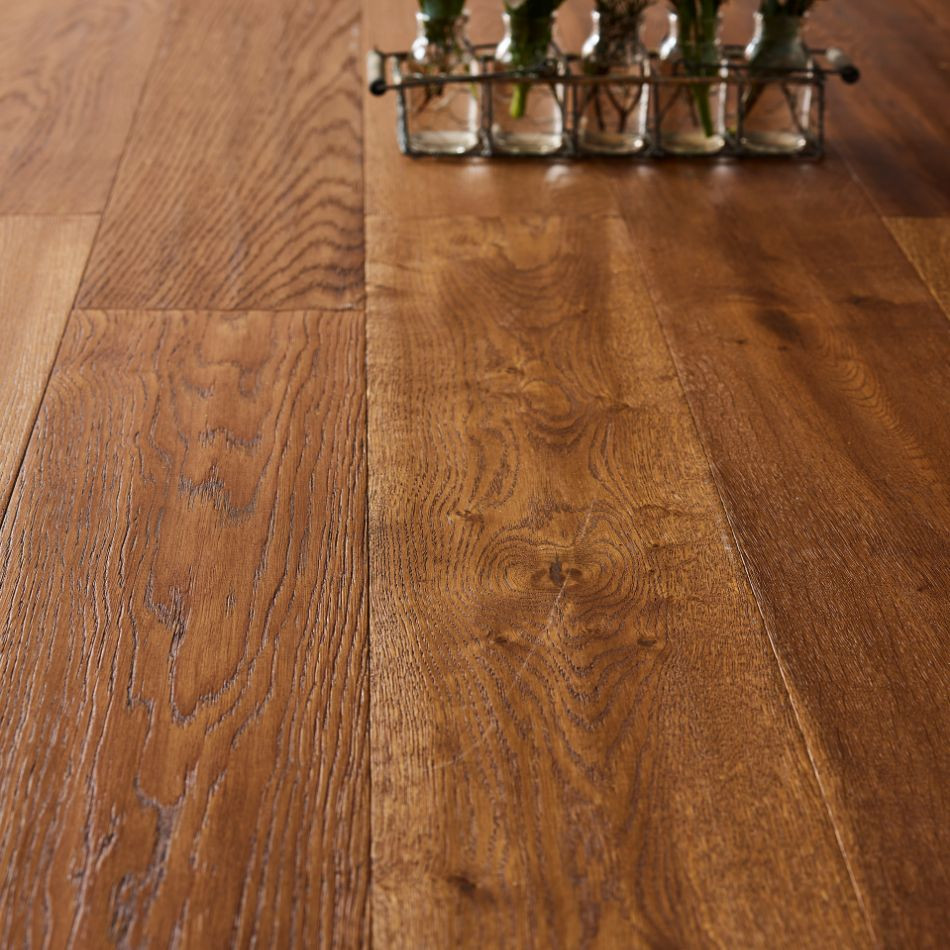 Artisan Flooring Hand-Scraped/Cognac Stained Originals 14/3 French Oak 