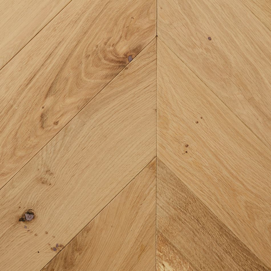 Artisan Flooring Alnwick Chevron/Unfinished Multi-Ply Oak