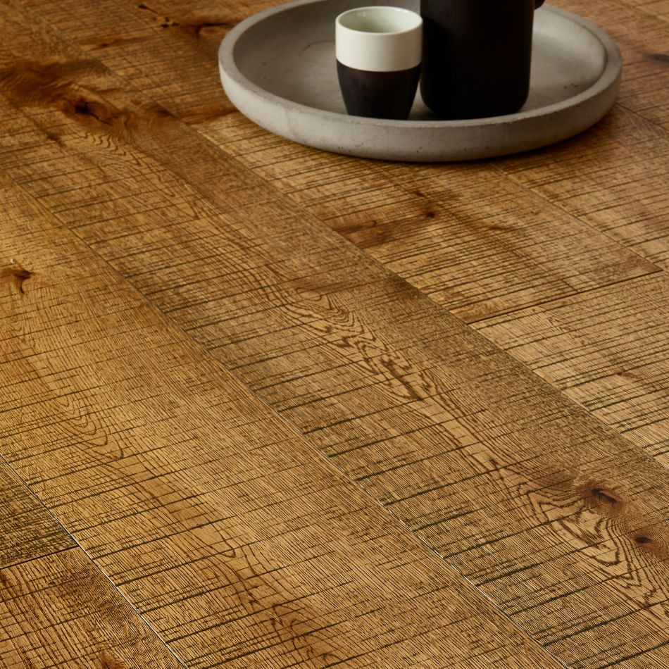 Artisan Flooring Nevis Black Grain Stained/UV Oiled with Bandsawn Finish