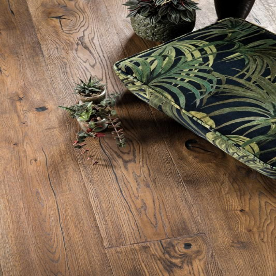Artisan Flooring Handcrafted Antique Brown Oak Espressivo