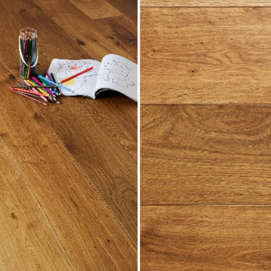 Artisan Flooring - Smoked/UV Oiled Originals 14/3 French Oak