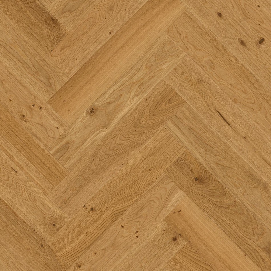 Artisan Flooring - Herringbone Click Brushed Live Natural Oak Animoso