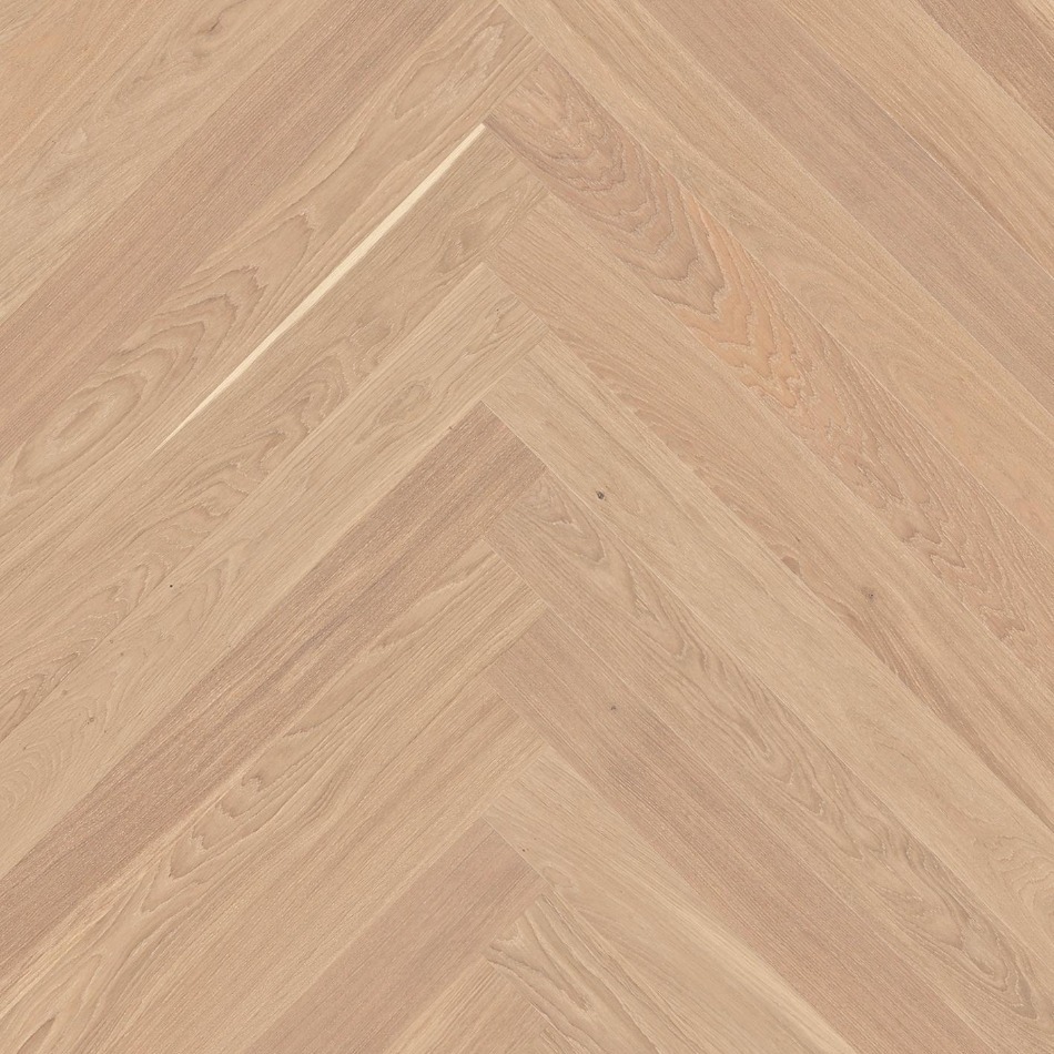 Artisan Flooring - Maxi Herringbone White Oak Nature Brushed Live Natural
