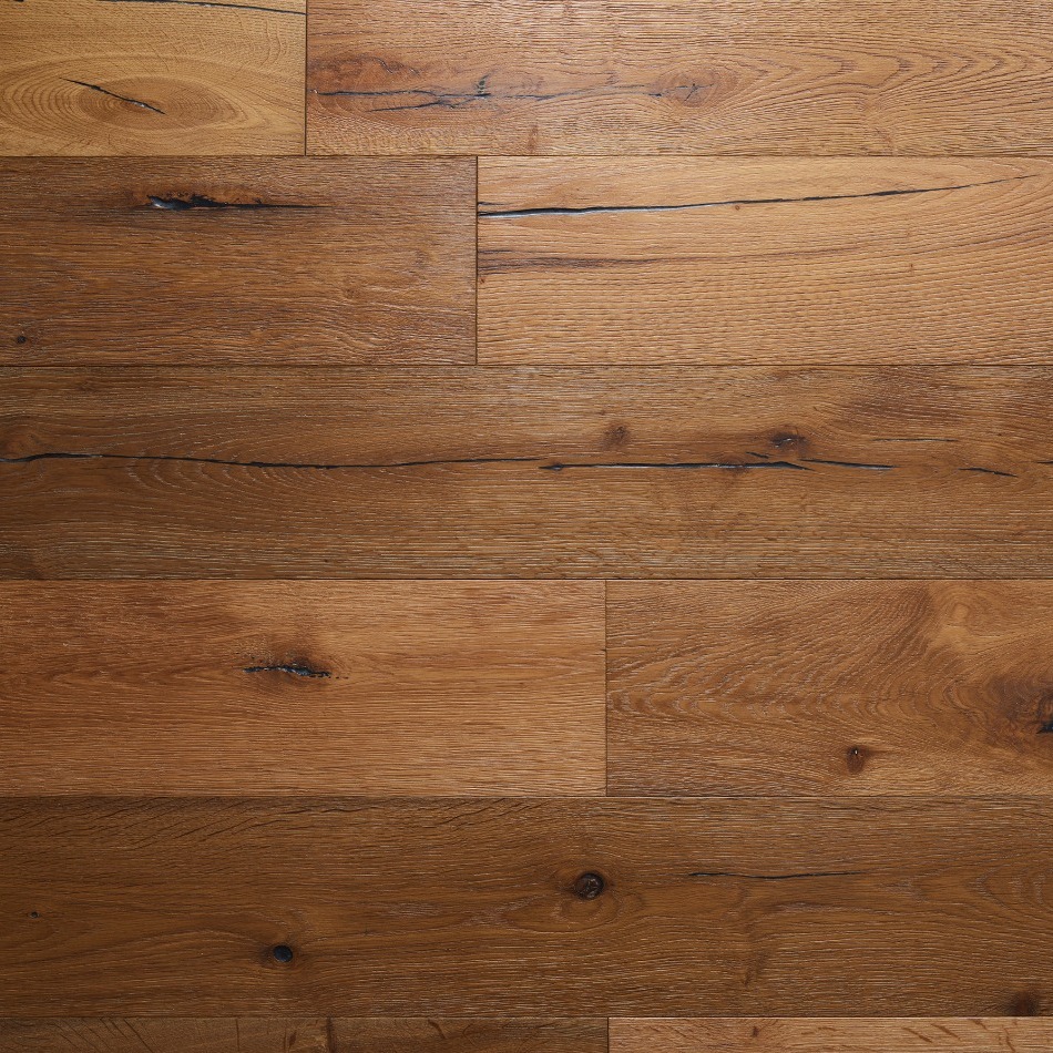 Artisan Flooring - Achray Smoked/Brushed/Light White Grain/Sunken Filler/Oiled French Oak
