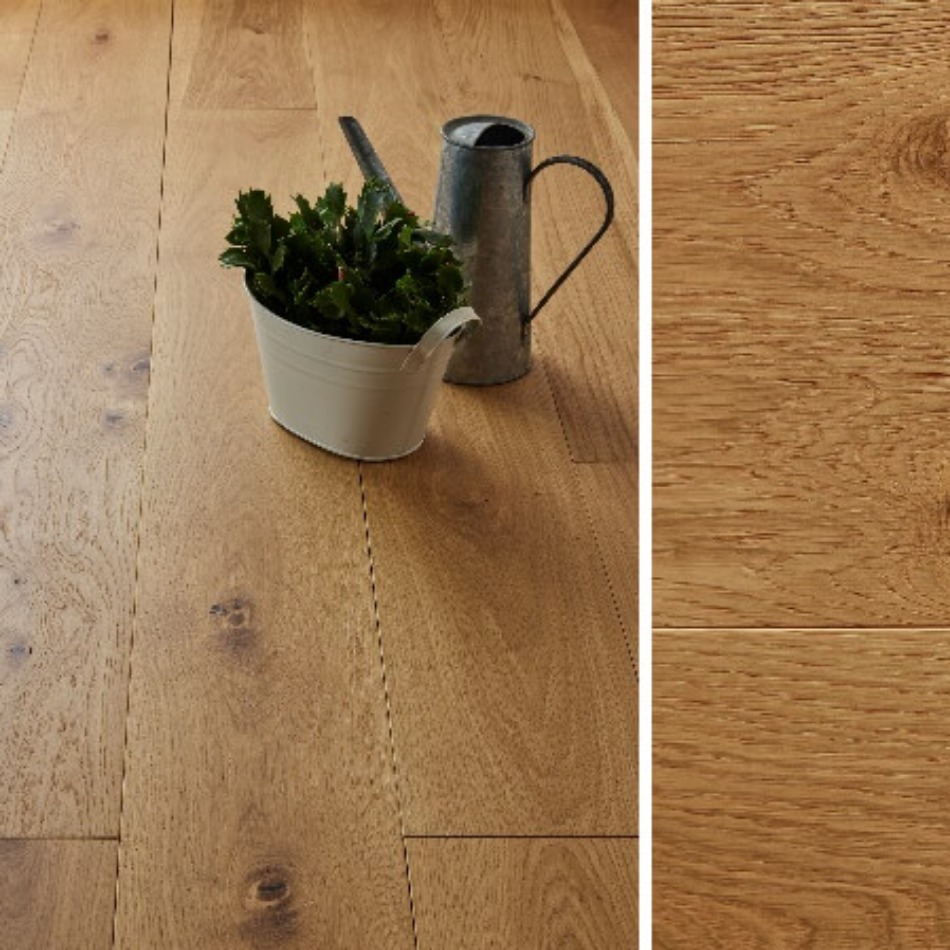 Artisan Flooring - Brushed/UV oiled Originals Wideplank 20/6French Oak